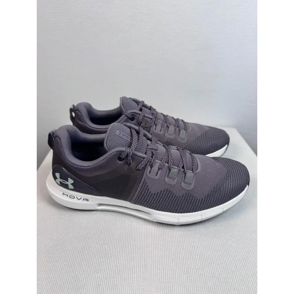 Under Armour HOVR Rise Shoes Womens 10 Mens 8.5-9 Gray Purple 3022208-103